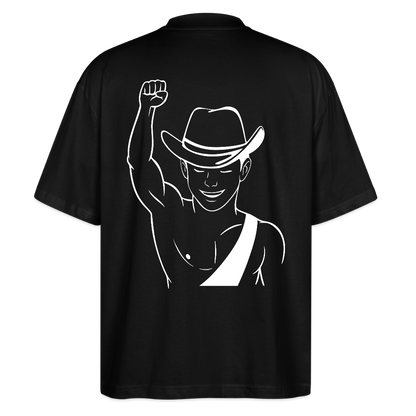 Lil Berlin Oversized T-Shirt - Signature Cowboy - Schwarz