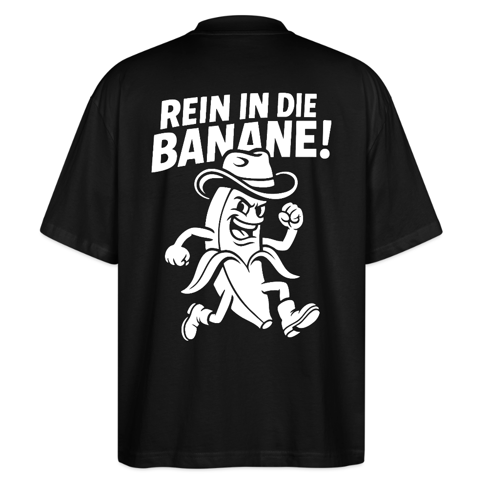 Lil Berlin Oversized T-Shirt - Rein In Die Banane! - Schwarz