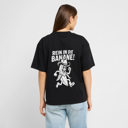 Lil Berlin Oversized T-Shirt - Rein In Die Banane! - Schwarz