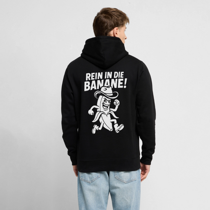 Lil Berlin Unisex Hoodie - Rein In Die Banane! - Schwarz